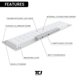 1X4 FT BackLit Panel (4 Pack) Wattage 20W, 30W, 40W, 3CCT Switch, 120-277V, 0-10V Dimmable UL/FCC/DLC