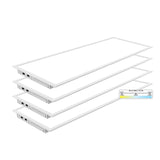 2X4 FT BackLit Panel (4 Pack) Wattage 30W/40W/50W, 3CCT Switch, 120-277V, 0-10V Dimmable, UL FCC & DLC Listed