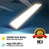 1x4 FT Edge-Lit Panel (4 PACK) 40W, 120-277V, 0-10V Dimmable UL/FCC/DLC