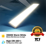 1x4 FT Edge-Lit Panel (4 PACK) 40W, 120-277V, 0-10V Dimmable UL/FCC/DLC