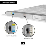 2X4 FT BackLit Panel (4 Pack) Wattage 30W/40W/50W, 3CCT Switch, 120-277V, 0-10V Dimmable, UL FCC & DLC Listed