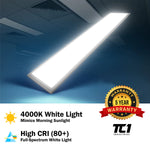 1x4 FT Edge-Lit Panel (4 PACK) 40W, 120-277V, 0-10V Dimmable UL/FCC/DLC