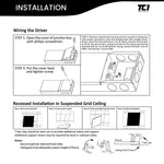 2x2 FT Edge-Lit Panel (4 PACK) 40W, 120-277V, 0-10V Dimmable UL/FCC/DLC