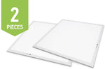 LED Panel Troffer Light 2x2 LED with EM Battery Backup 27W Dimmable Edge-Lit Flat Panel (2 PACK )