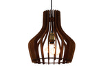 Rocco Reclamied Wooden Pendant Chandelier - Design Color Dark Forest