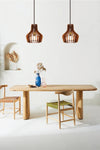 Rocco Reclamied Wooden Pendant Chandelier - Design Color Warm Summer