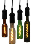 Filament LED Cabernet Green Wine Bottle Light | Compatible with String & Pendant Applications