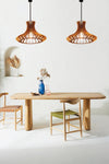 Tamarin Reclamied Wooden Pendant Chandelier - Design Color Warm Summer
